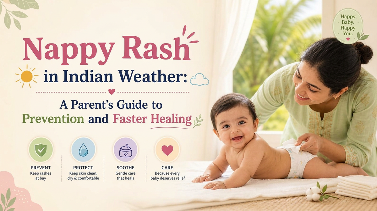 Nappy Rash in Indian Weather: A Parent's Guide to Prevention and Faster Healing