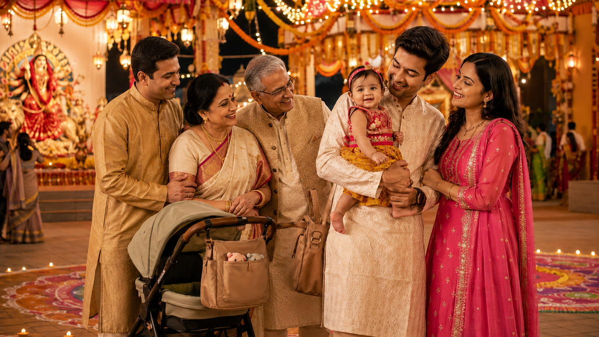 Pandal-Hopping With a Baby: Navratri, Durga Puja and Ganesh Chaturthi, Survived