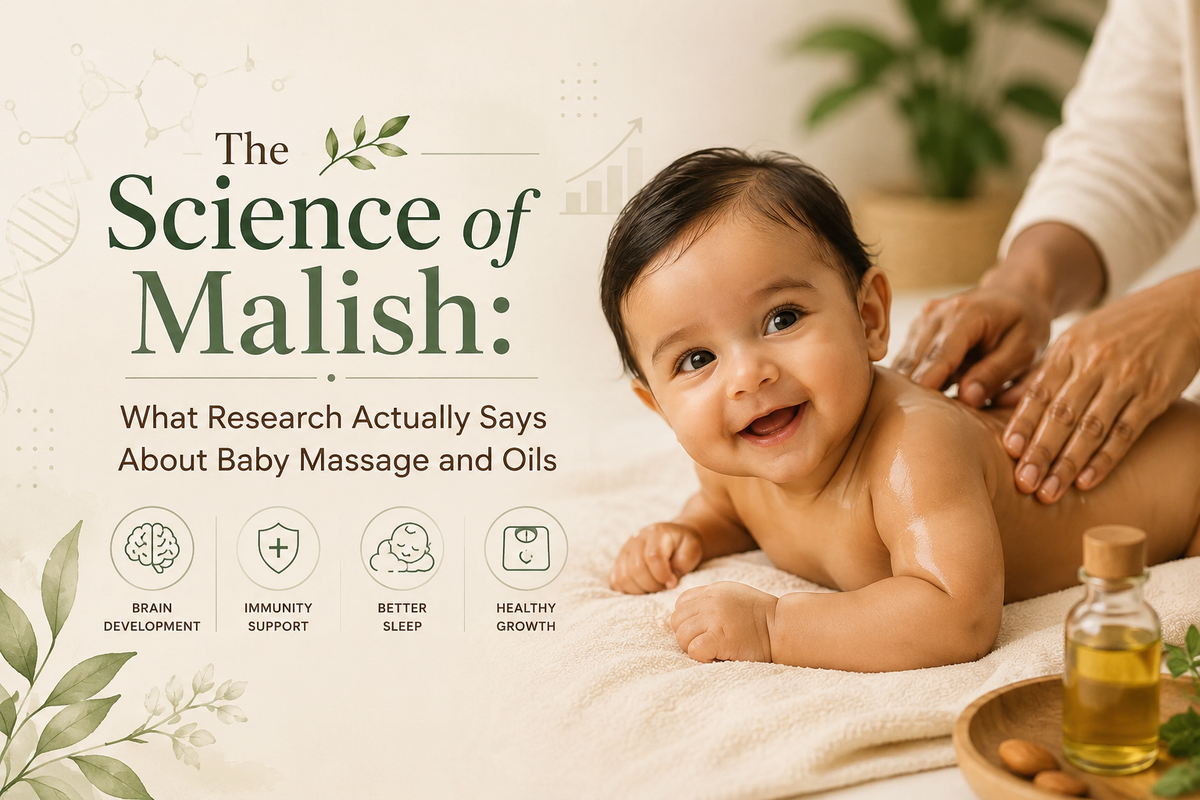 The Science of Malish: What Research Actually Says About Baby Massage and Oils