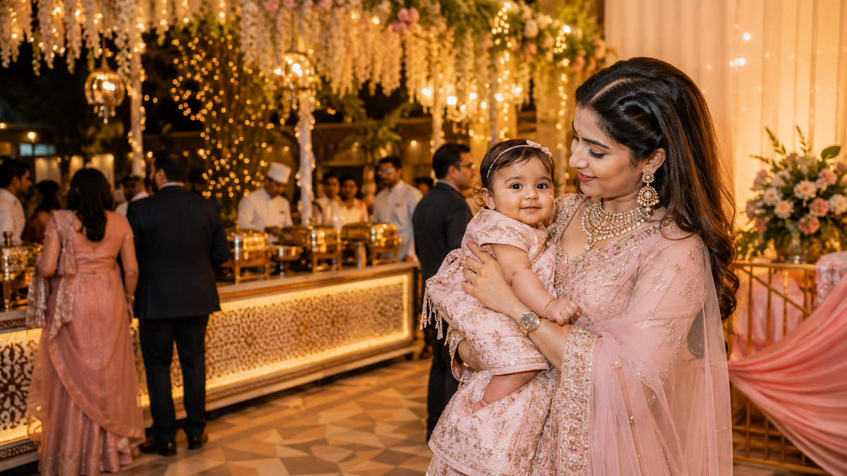 Wedding Season With a Baby: Lehengas, Late Nights and the Buffet Question