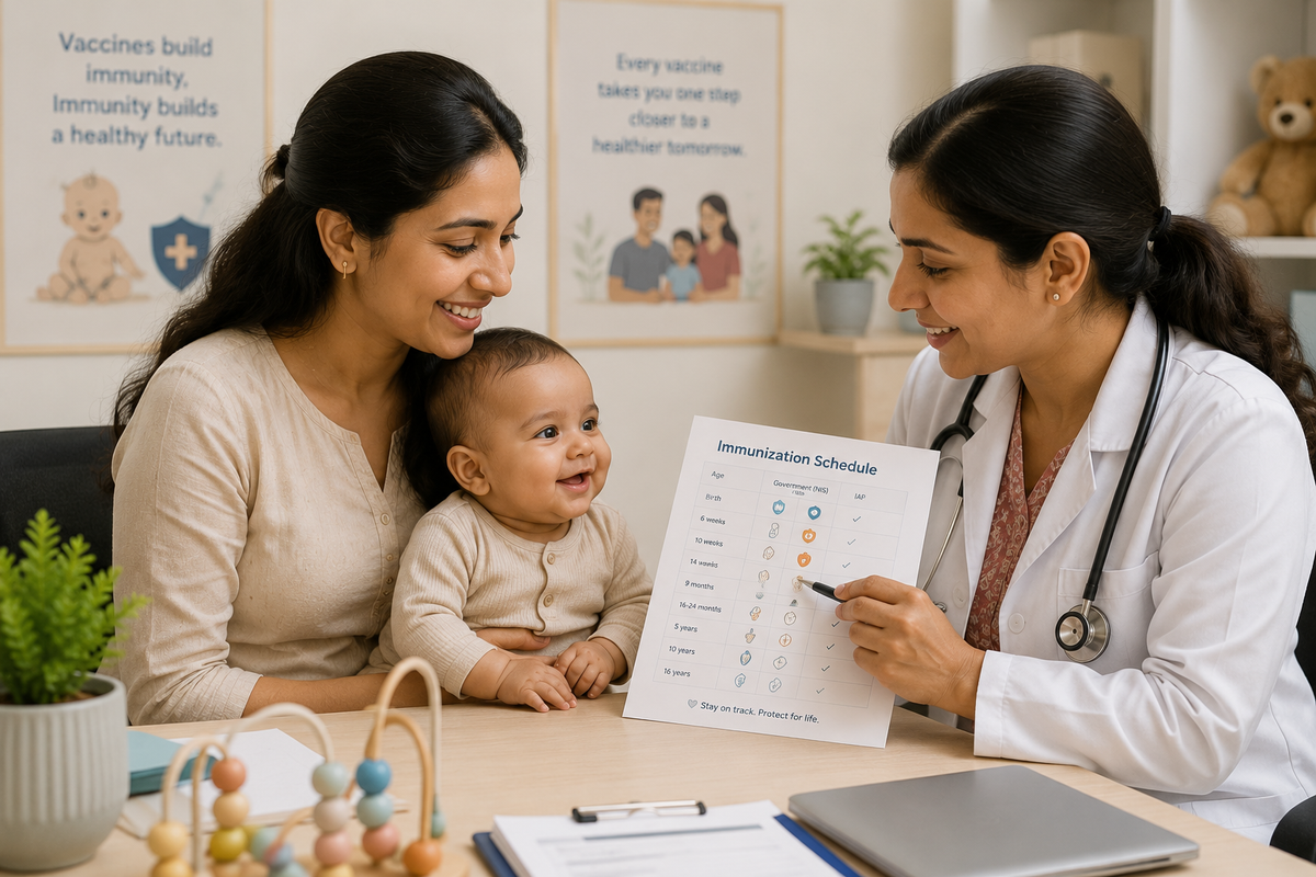 Your Baby's Vaccination Schedule in India, Decoded (Government vs IAP)