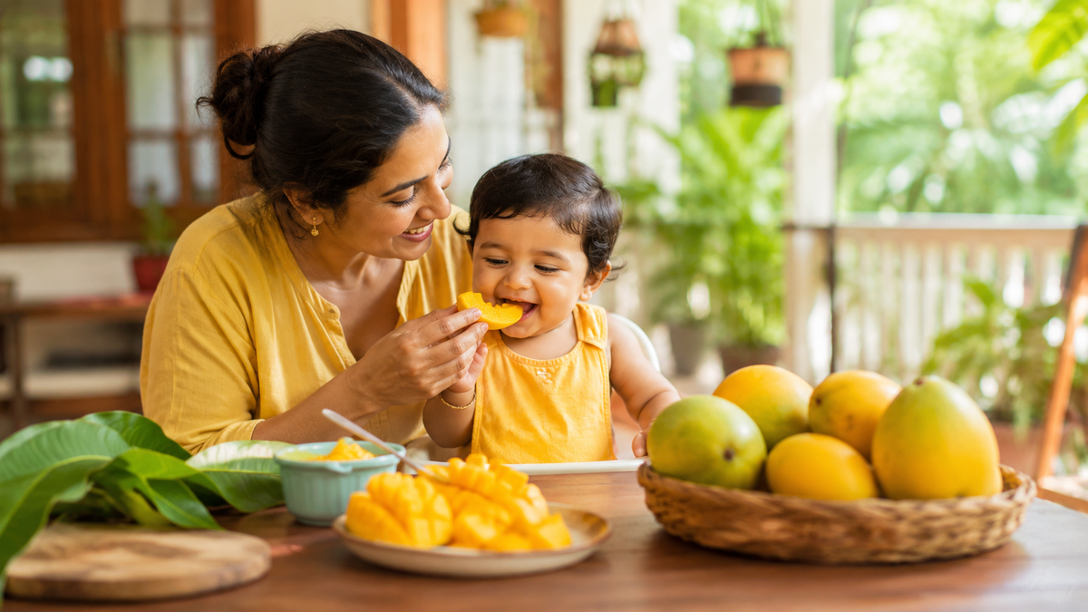 Mango Season and Your Baby: When Can Little Ones Join India's Favourite Obsession?